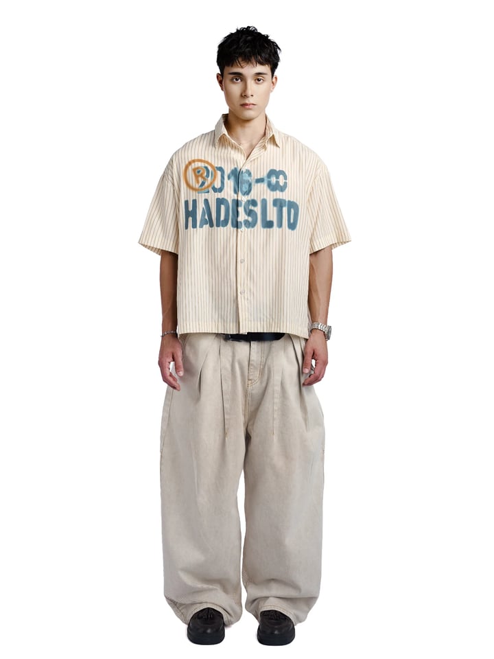 HADES Chronolines Oversized Short Sleeve Shirt
