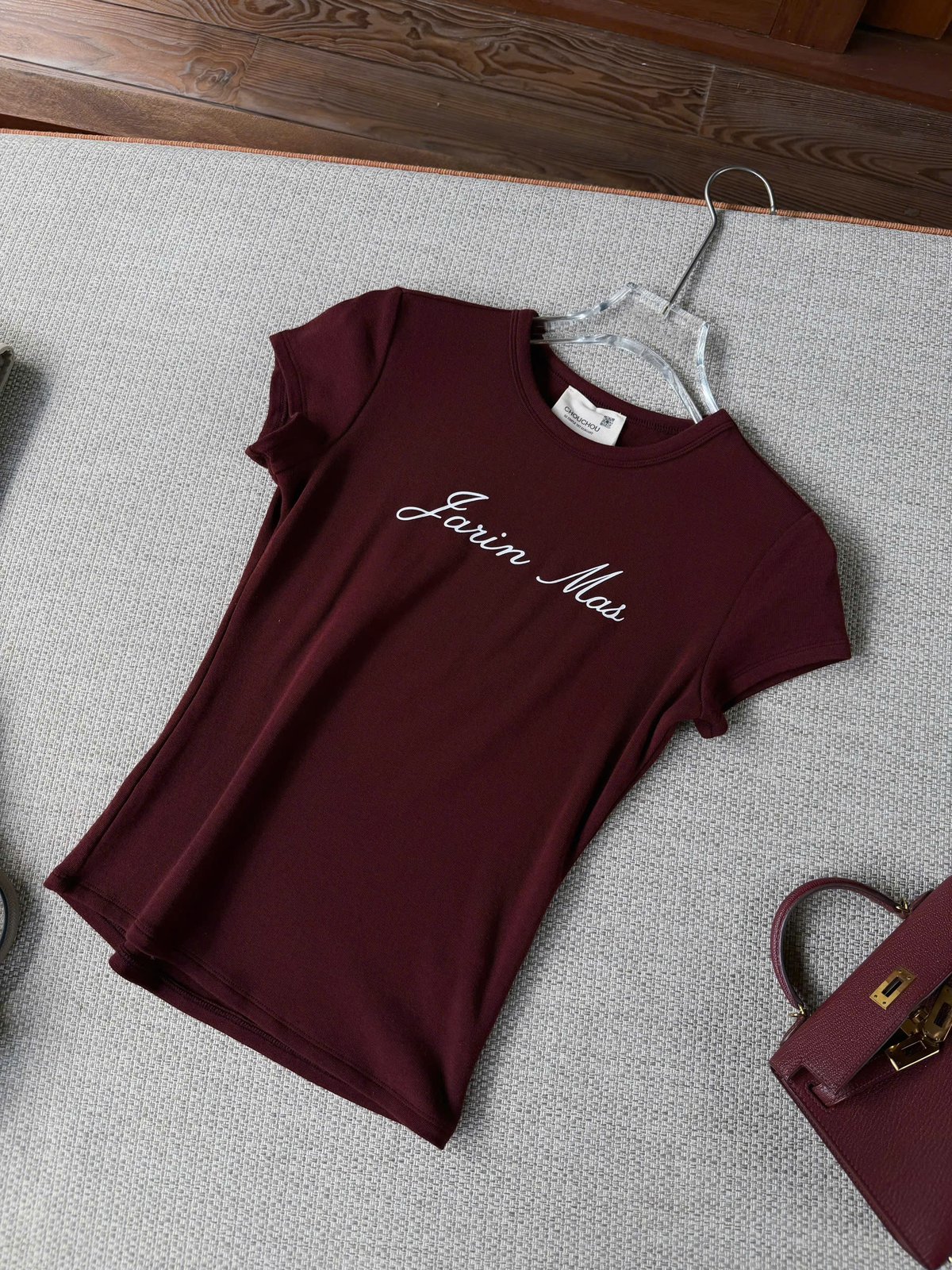 CHOU CHOU Farin Mas 印花短袖 T-shirt