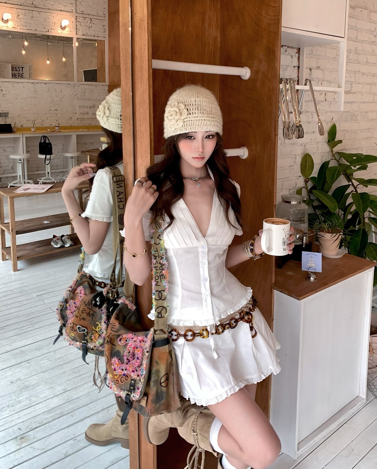 Bandarsaya Clara Set White