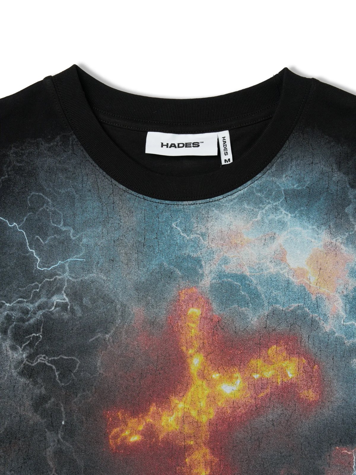 HADES Thunder Cross 印花長袖 T-shirt