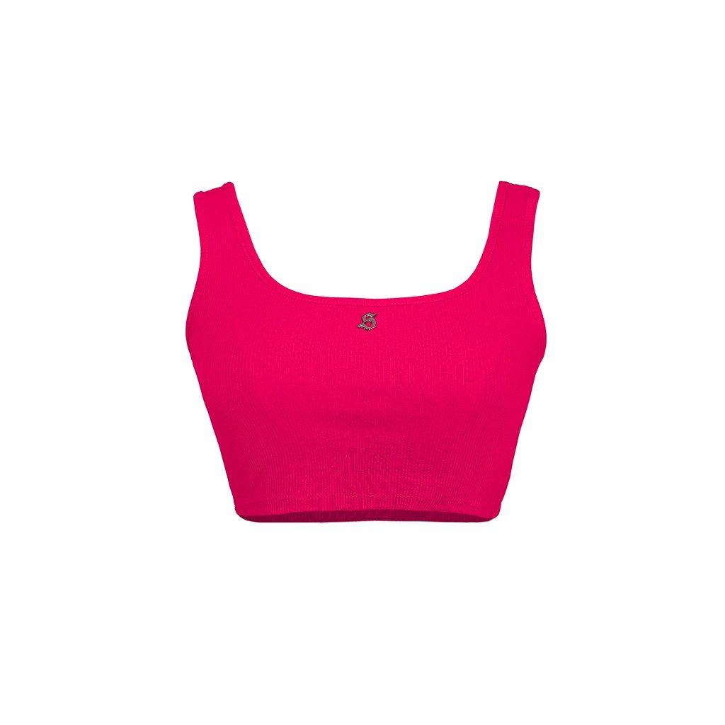 SISTERS Lendi Wide Strap Ribbed Croptop