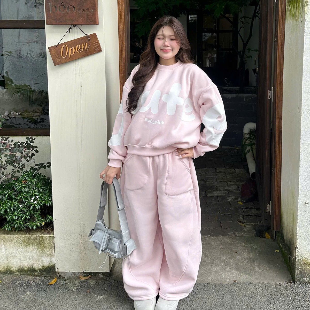 OUTERITY Classic Wide 寬版經典毛圈布寬褲