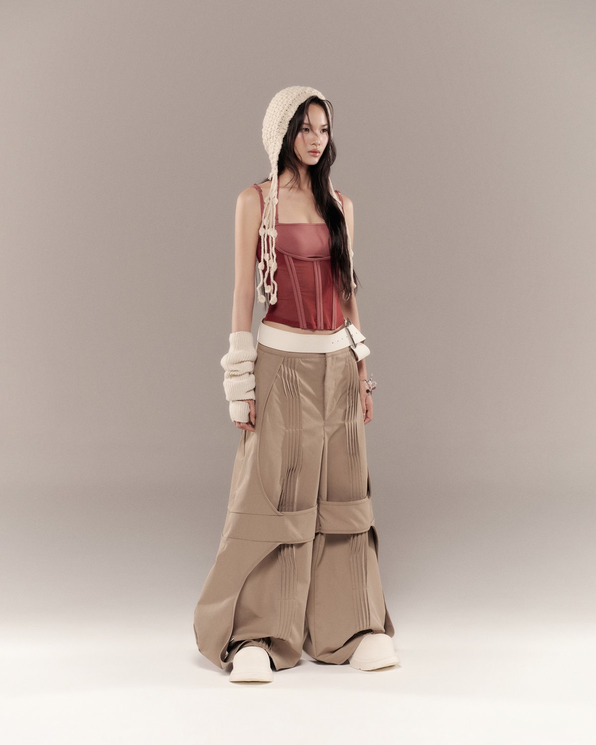 Bunnyhill Mondary Wide-Leg Trousers - Light Brown