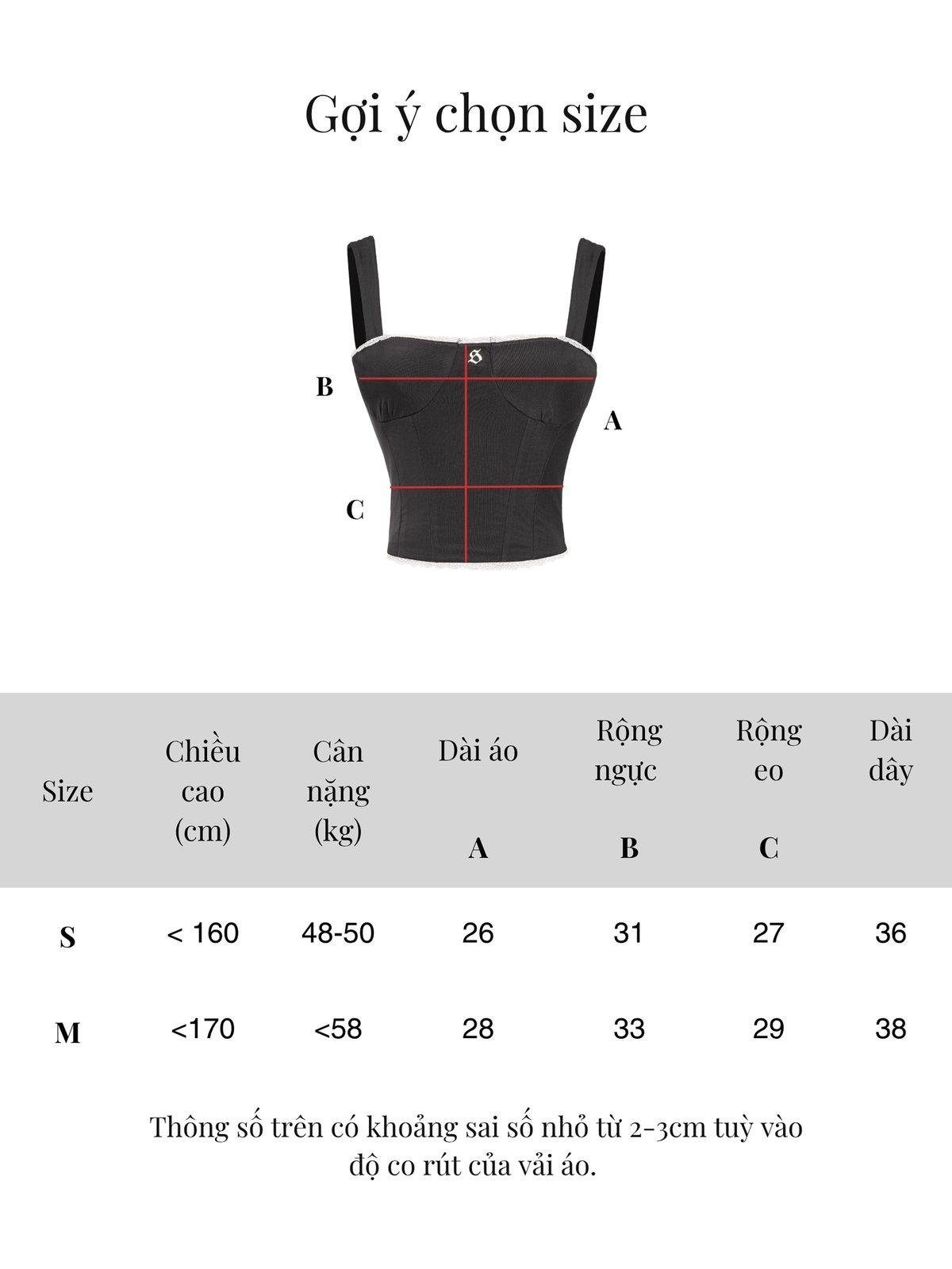 SISTERS Fannie Corset Style Croptop with Lace Trim