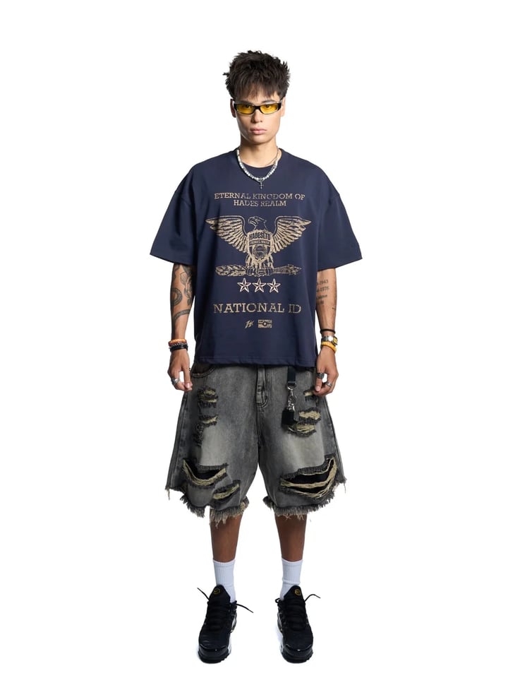 HADES National ID 印花圖案 T-shirt