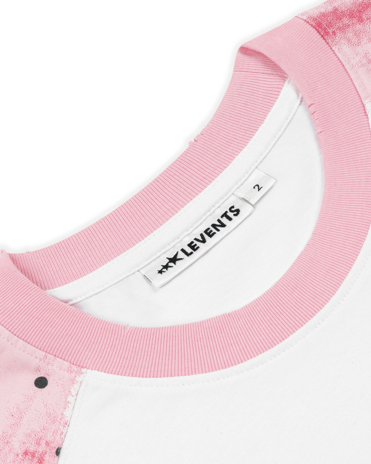 Levents® Polkadot Raglan Long Sleeve Boxy Tee