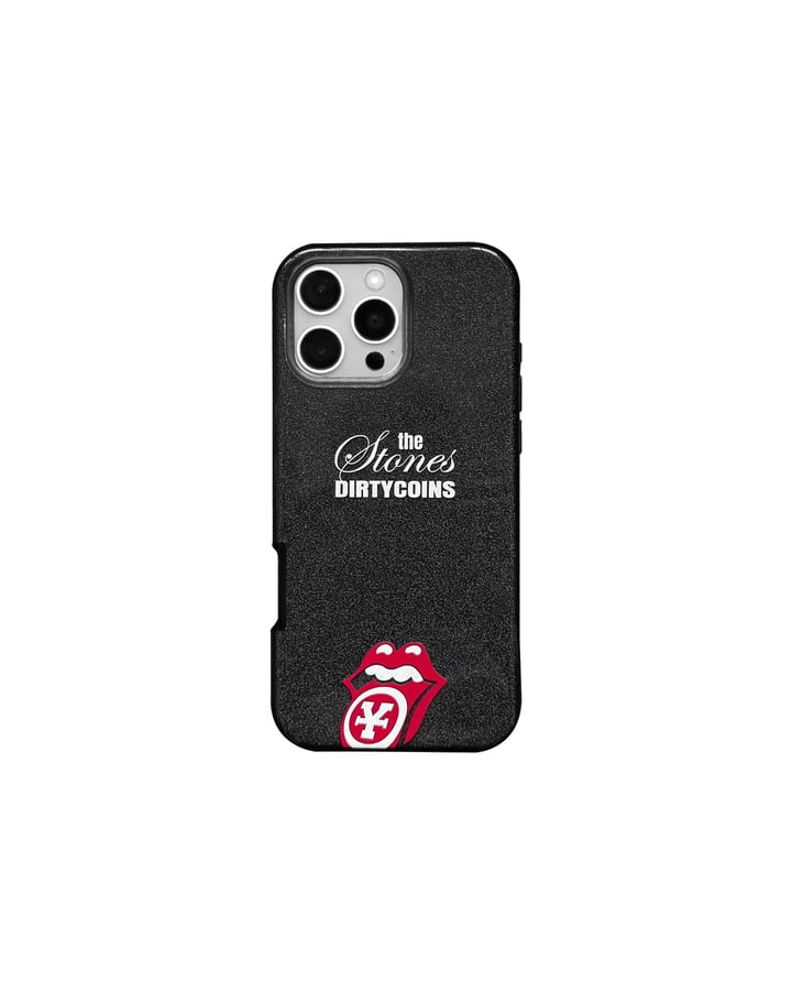 DIRTYCOINS DCxRS The Stones iPhone Case - Black