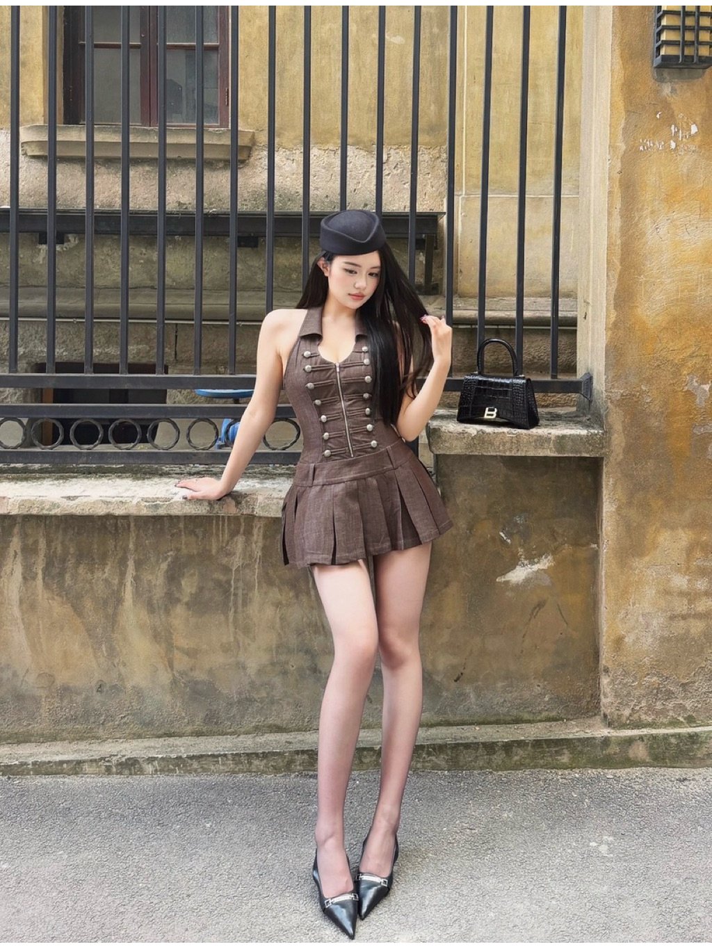 1jinnstudio Brown Kira Dress