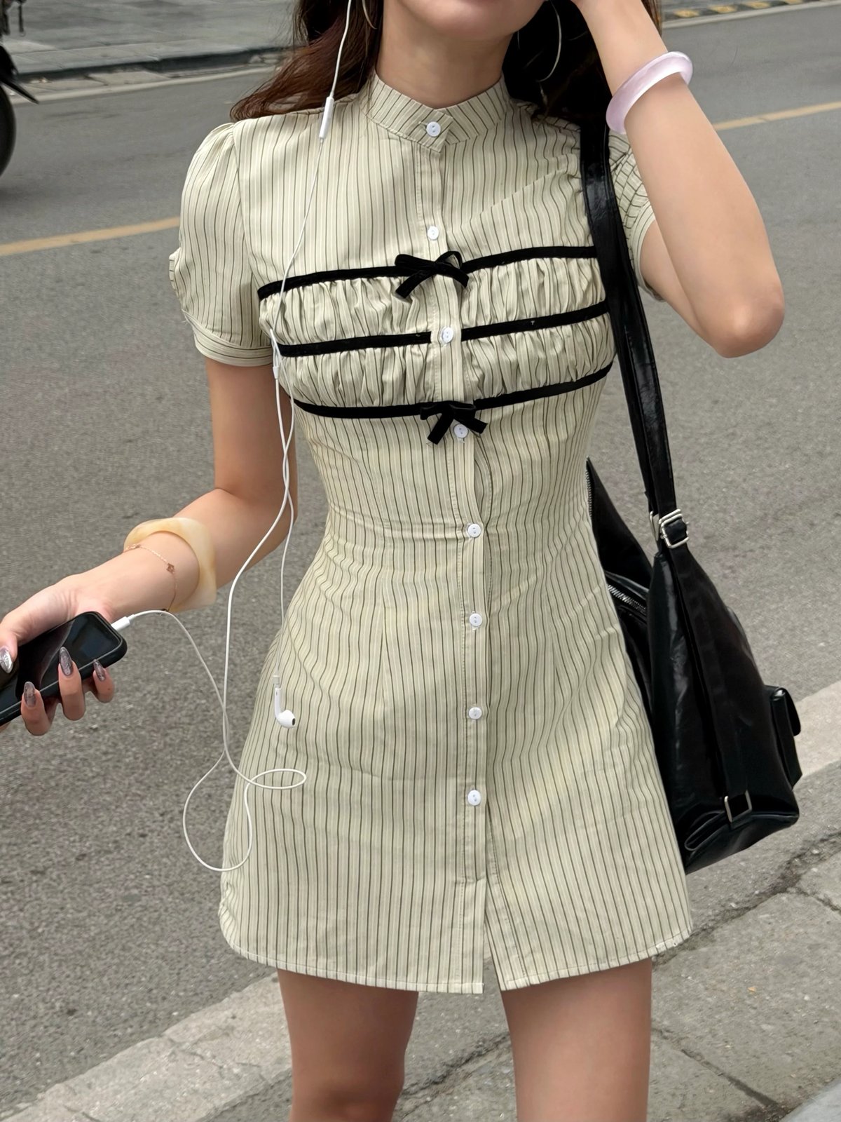Sugar Crush Lumie Striped Mini Dress