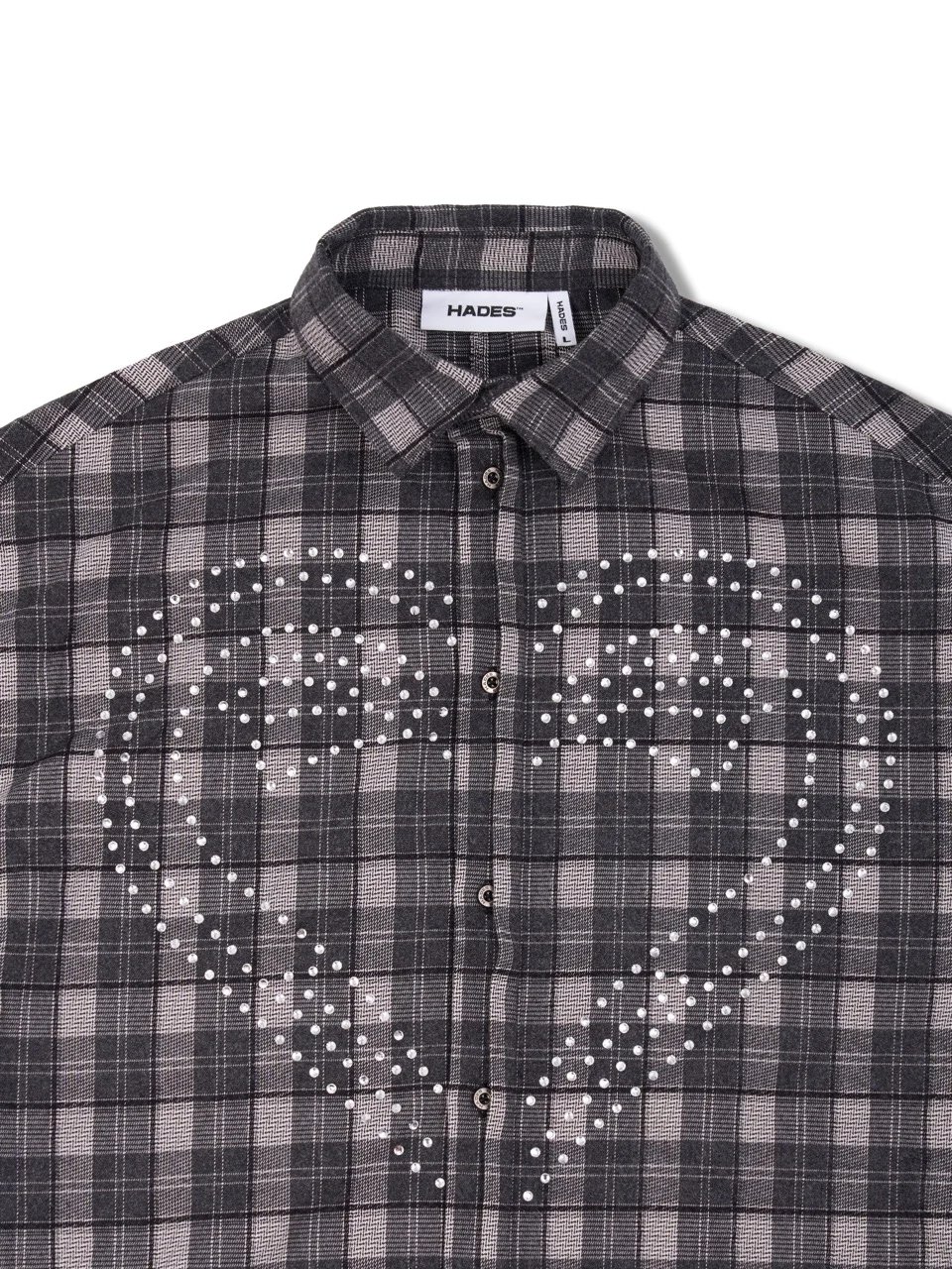 HADES Heartlock Checkered Short Sleeve Shirt
