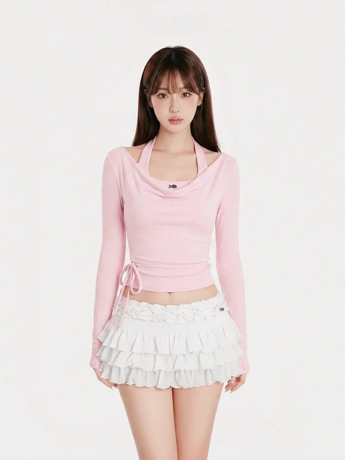 DKMV Enid Two-Piece Set Pink 粉色甜美兩件套裝