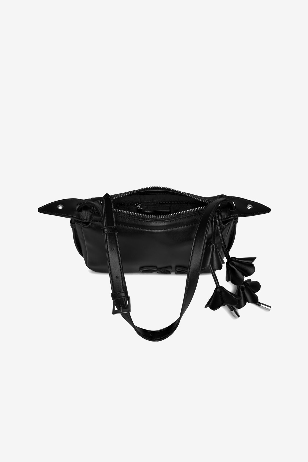 DEAR JOSÉ SPRING TUNE Slouchy Hobo Bag Black
