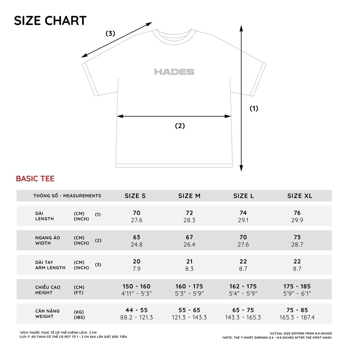 HADES Lost Letter Washed Graphic Tee