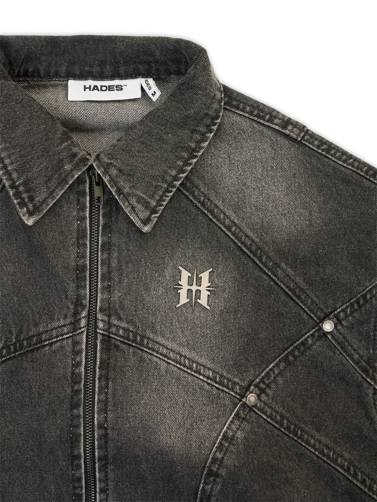 HADES WASHED MATRIX 水洗復古丹寧夾克