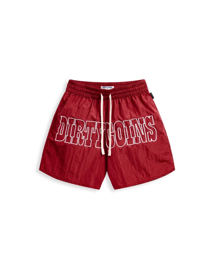 DIRTYCOINS Dico Crinkled Outline Shorts
