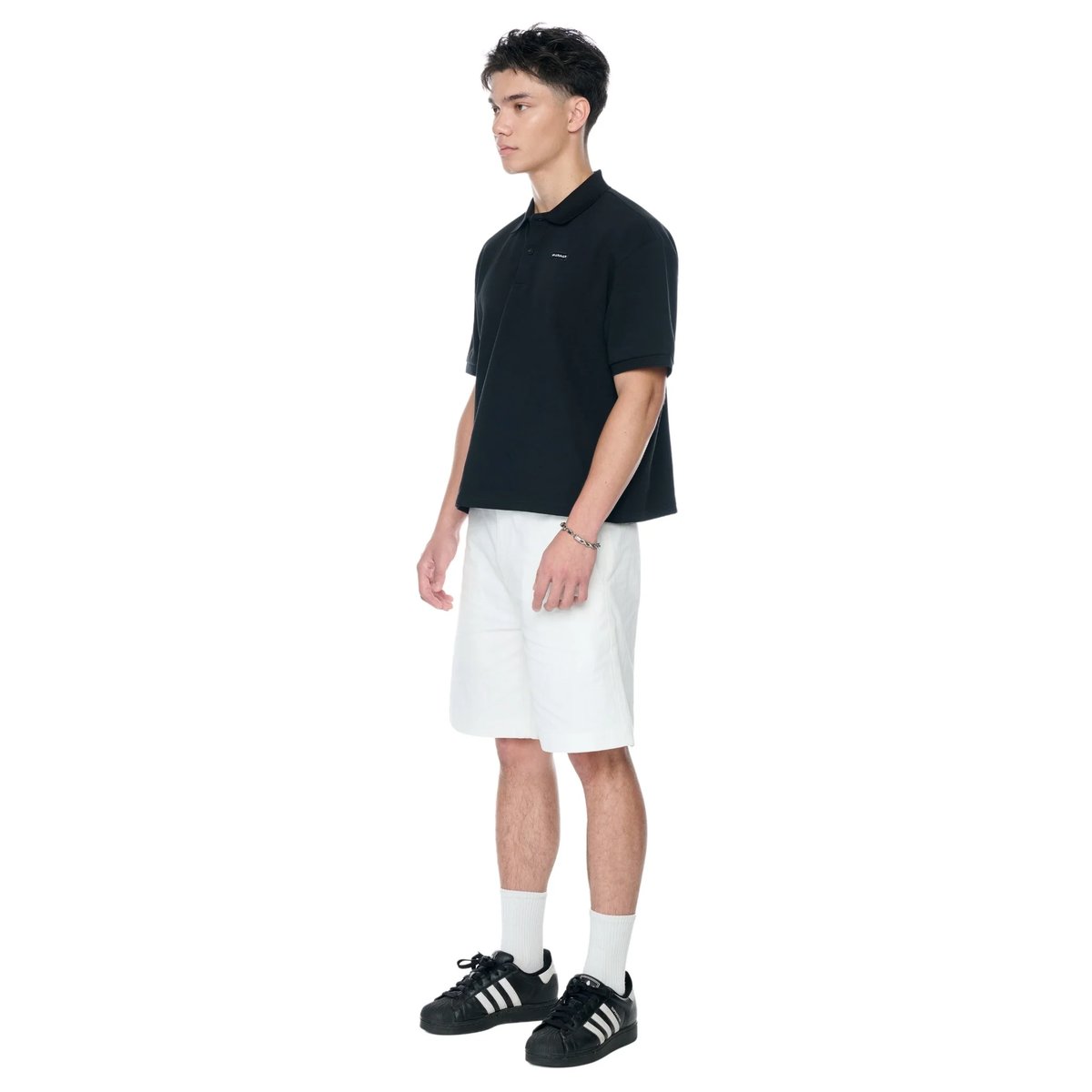 PUSH PUSH PP JAY POLO Loose Fit Short Sleeve Polo Shirt