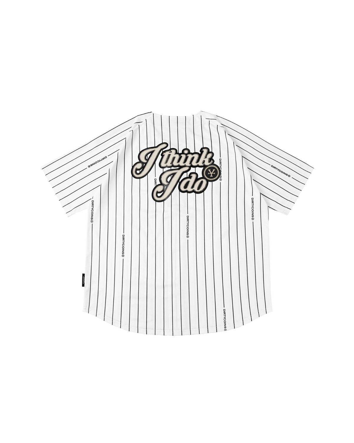 DIRTYCOINS Baseball Striped Shirt
