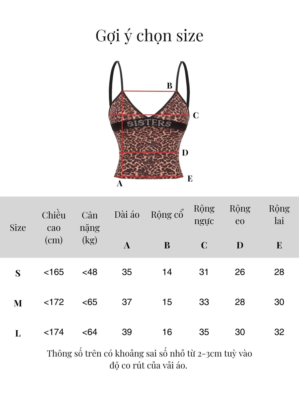 SISTERS Enya Leopard Print Rhinestone Camisole Crop Top