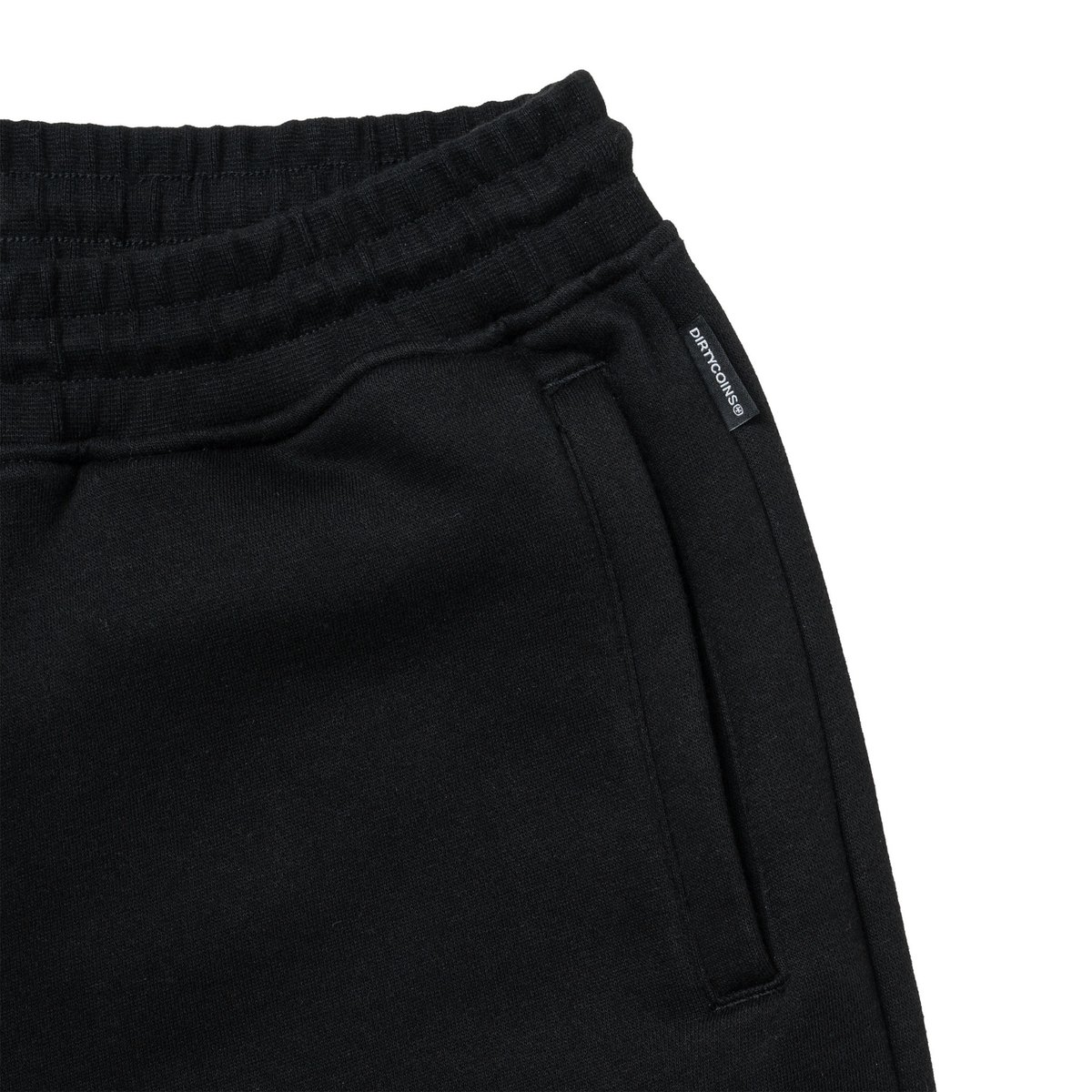 DIRTYCOINS Logo Patched Baggy Sweatshorts