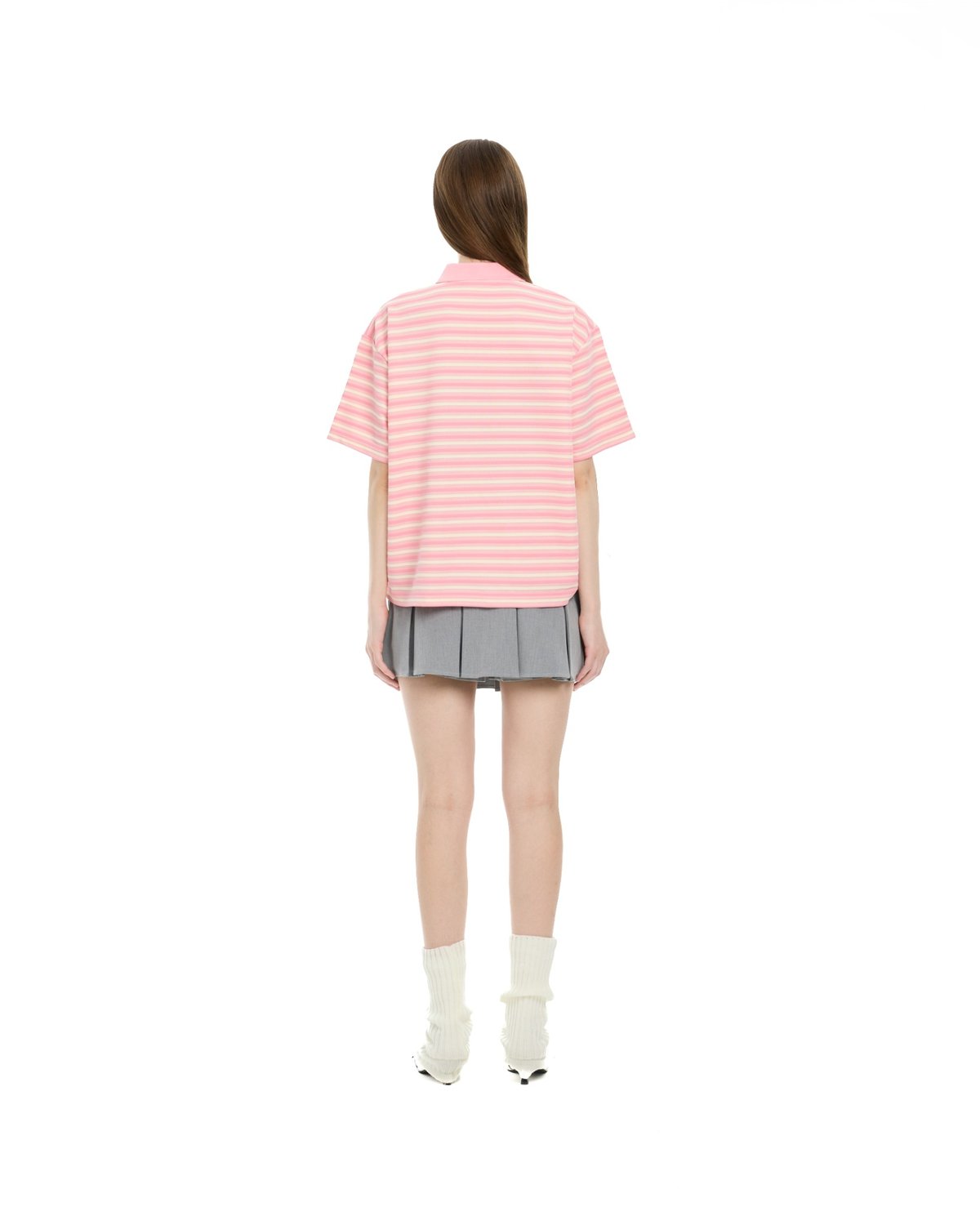 BAD RABBIT Chillin Rabbit Pleated Mini Skirt with Plushie Detail