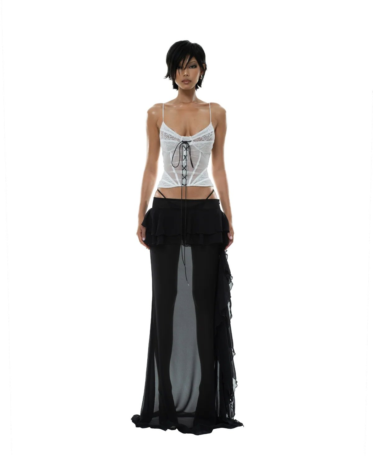HUELLEYROSE Mai Skirt - Black