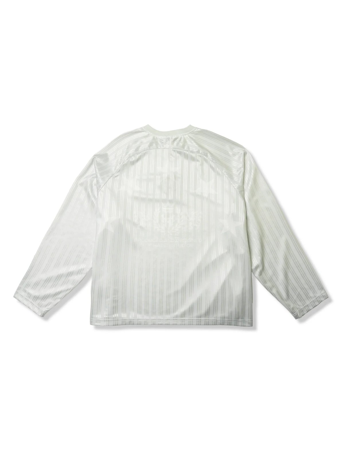 HADES Captain Jersey 運動條紋長袖衫 - 白色