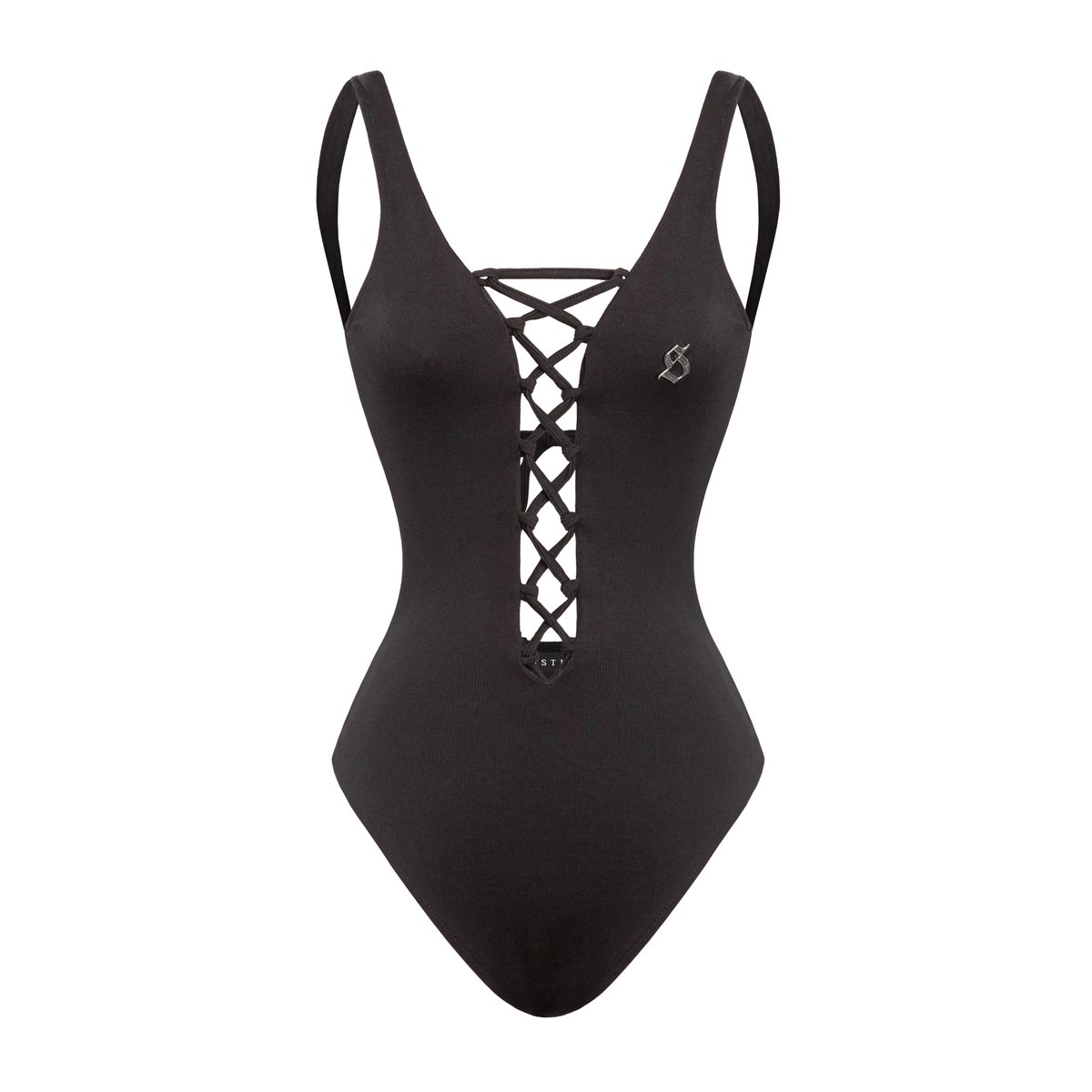 SISTERS Cateline Lace-up Cut-out Swimsuit