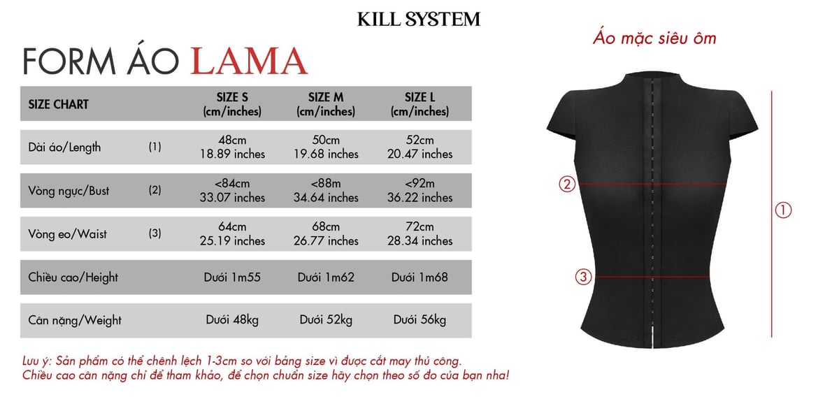 KILL SYSTEM LAMA Corset Style Mock Neck Cut-out Top