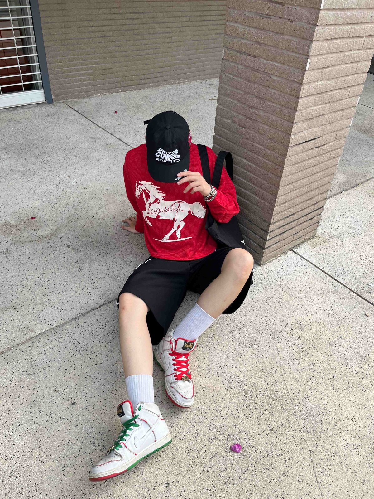 DIRTYCOINS x RS Logo Wavy Embroidery Dad Cap