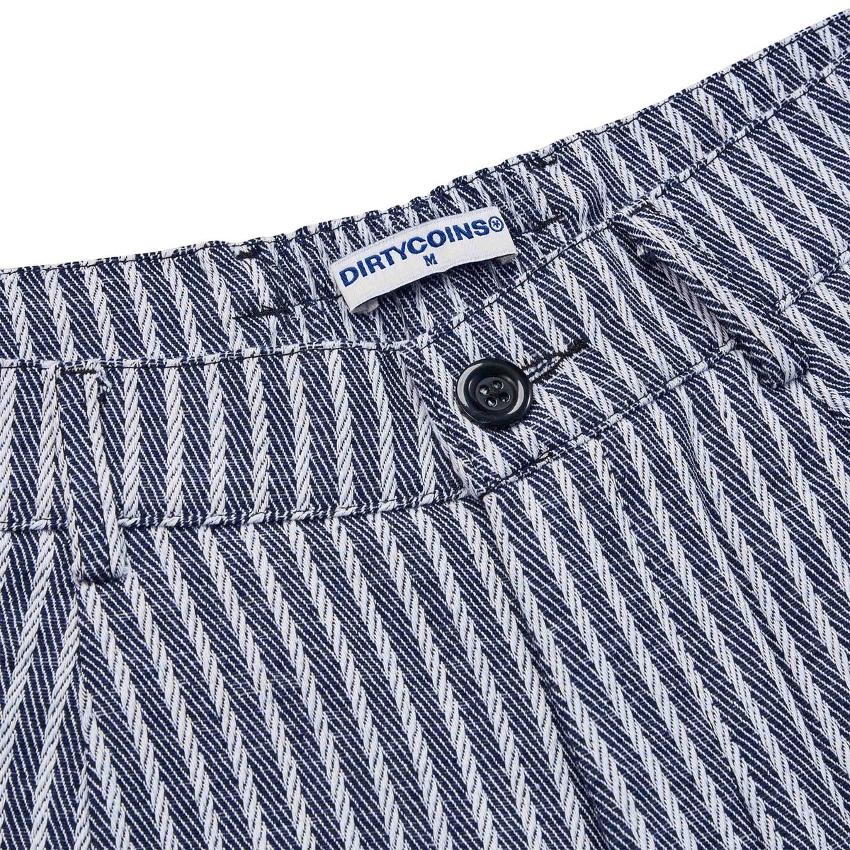 DIRTYCOINS Striped Maple Leaf Shorts