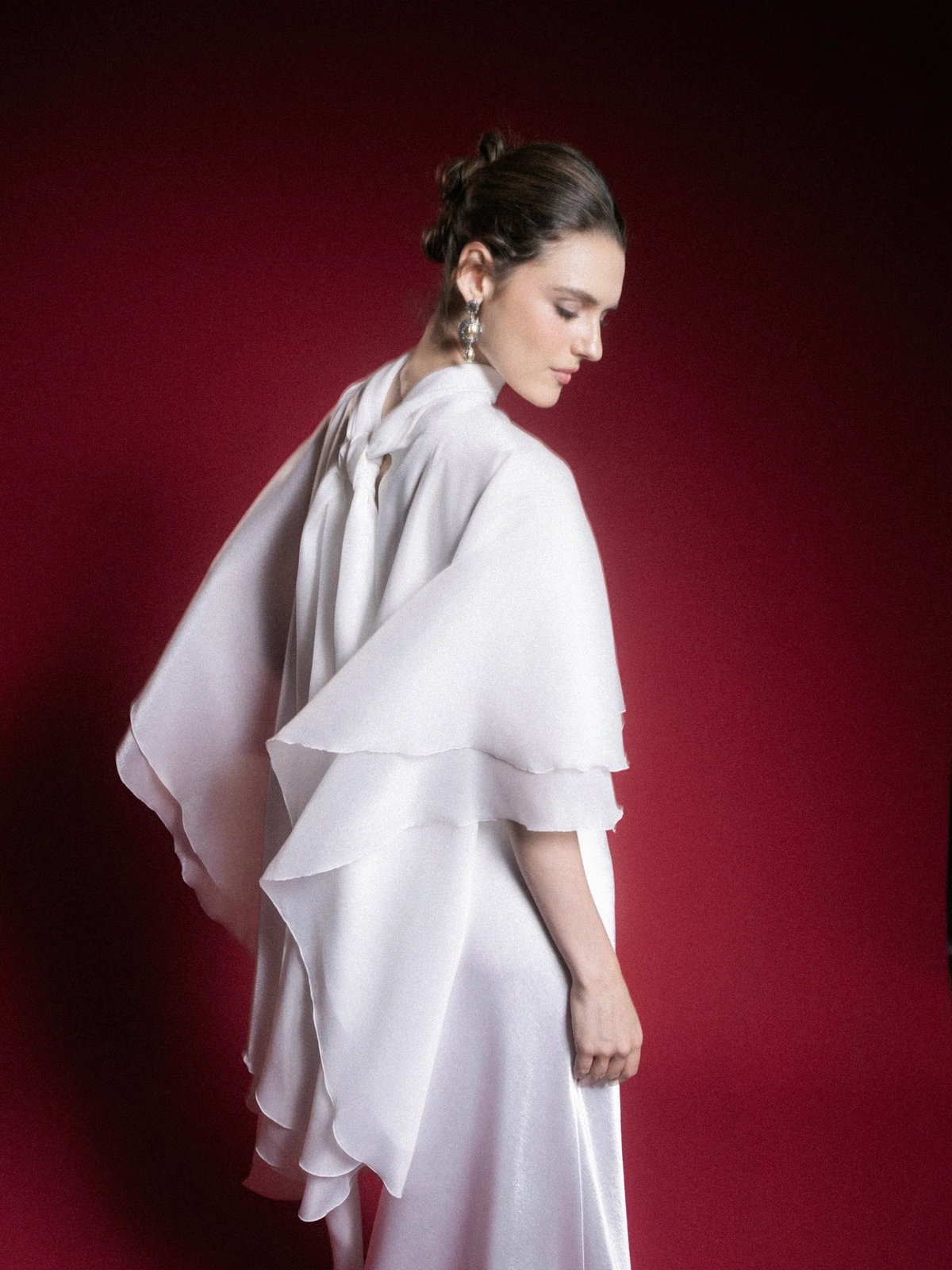 KISSERINE PAPILLON Versatile Cape Top