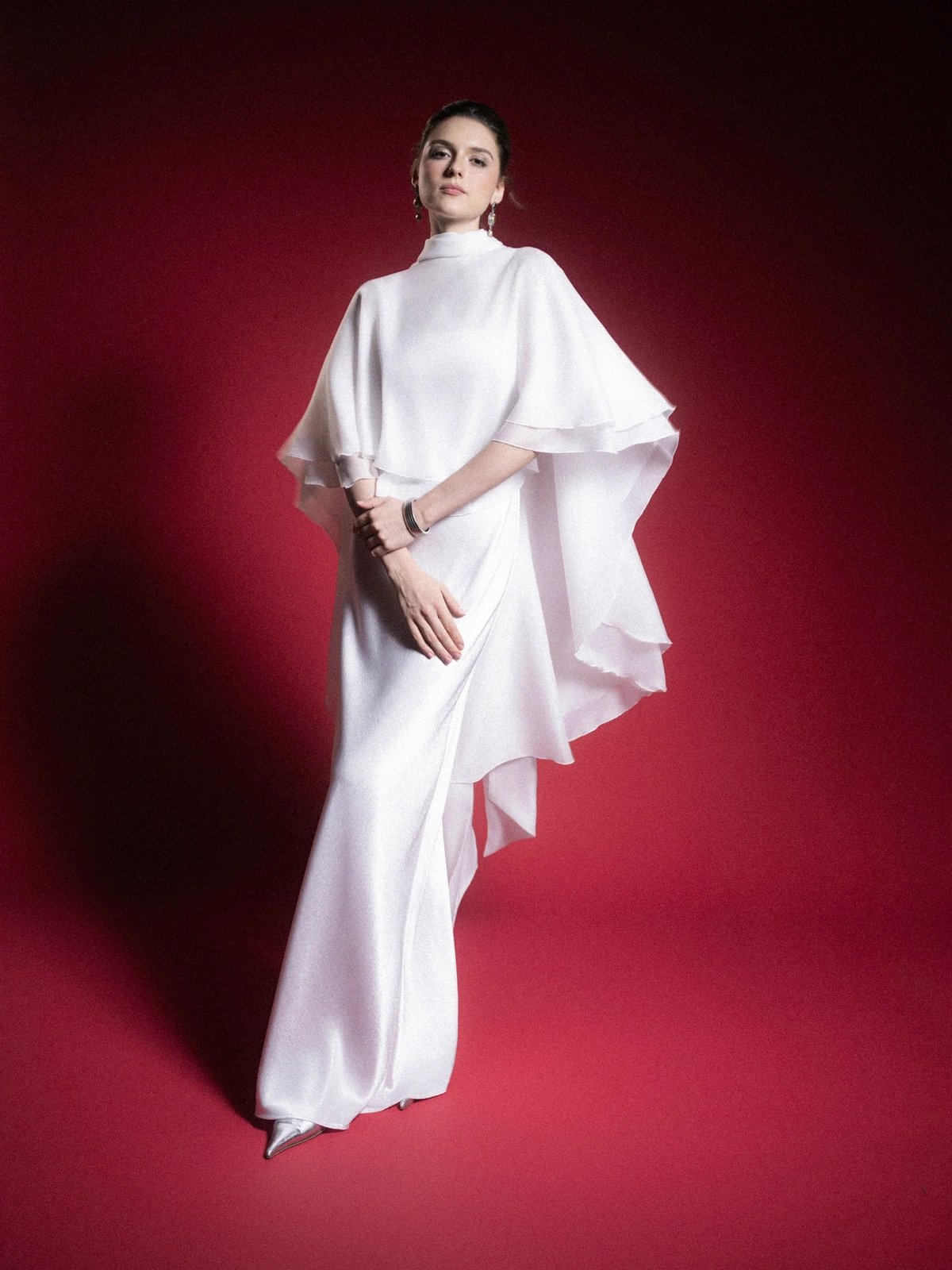KISSERINE PAPILLON Versatile Cape Top
