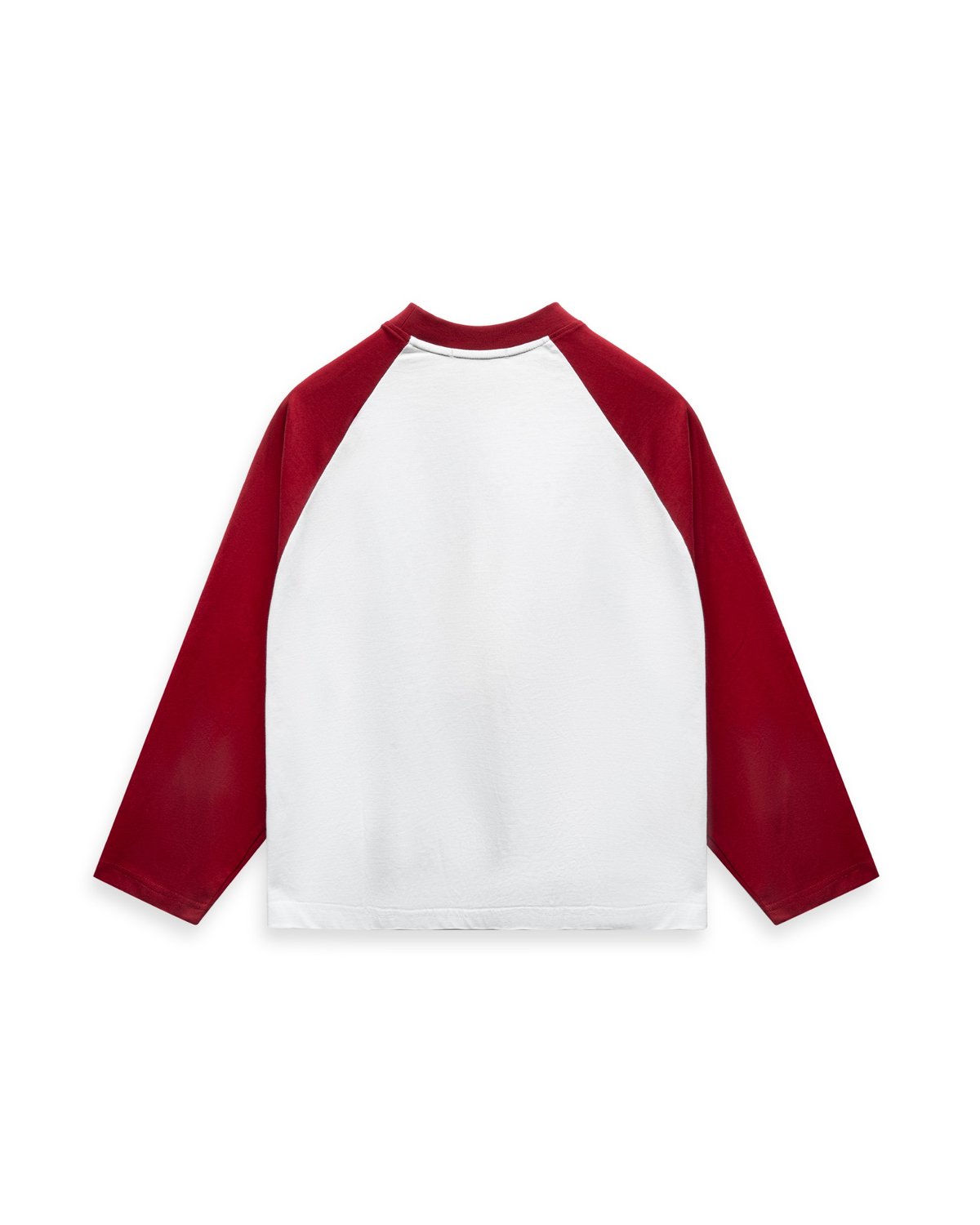DIRTYCOINS Raglan Long Sleeve T-Shirt Faded Print