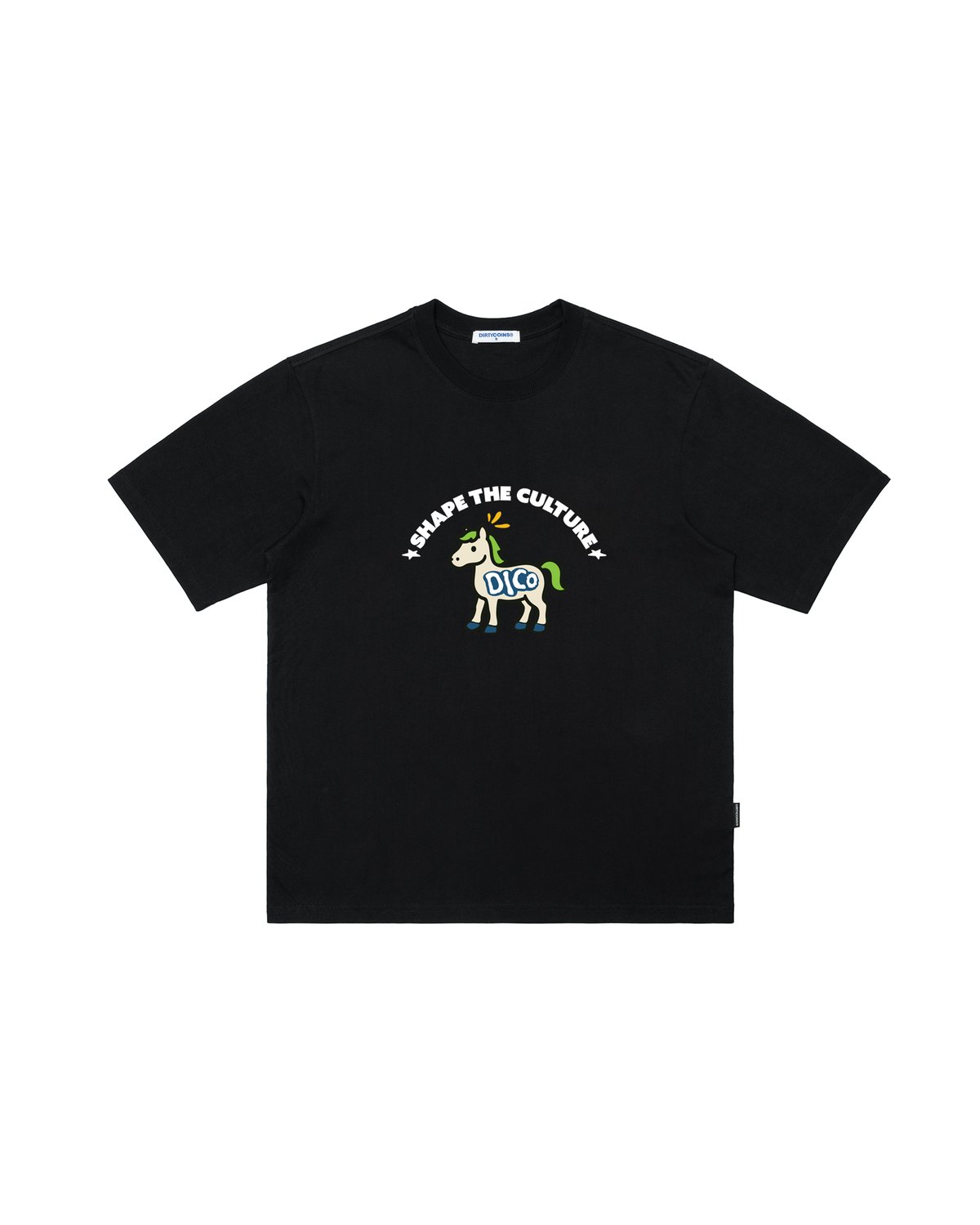 DIRTYCOINS Lil Pony 絲網印圖案棉質短袖T恤