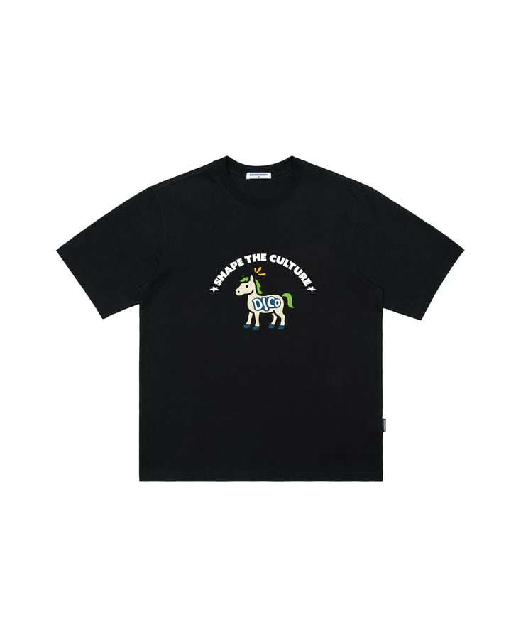 DIRTYCOINS Lil Pony 絲網印圖案棉質短袖T恤