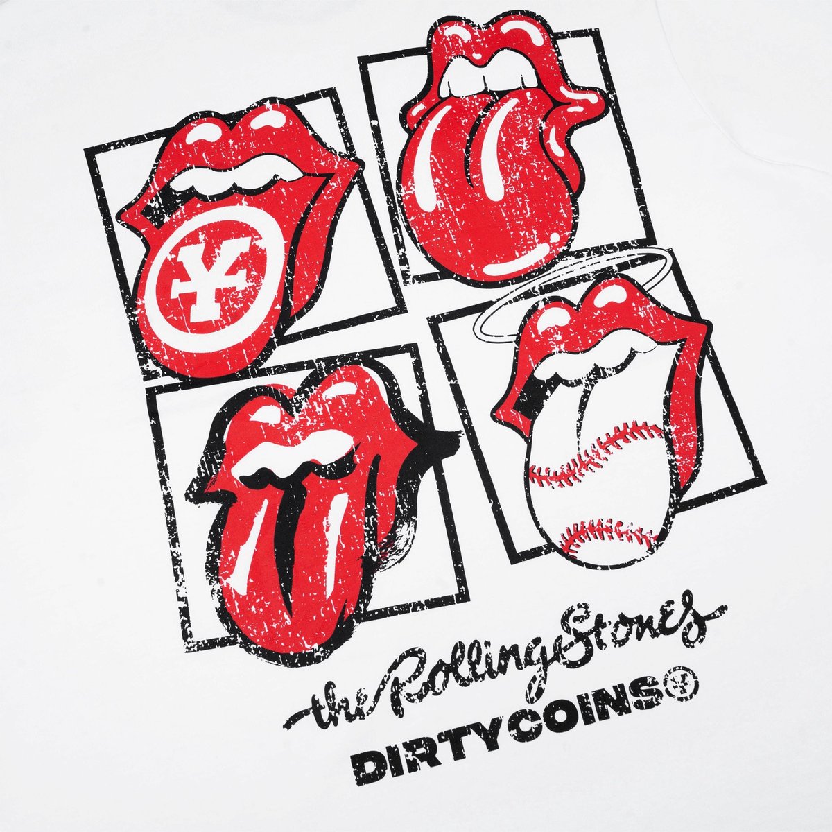 DIRTYCOINS DCxRS Stones Mate 圖案 T-shirt