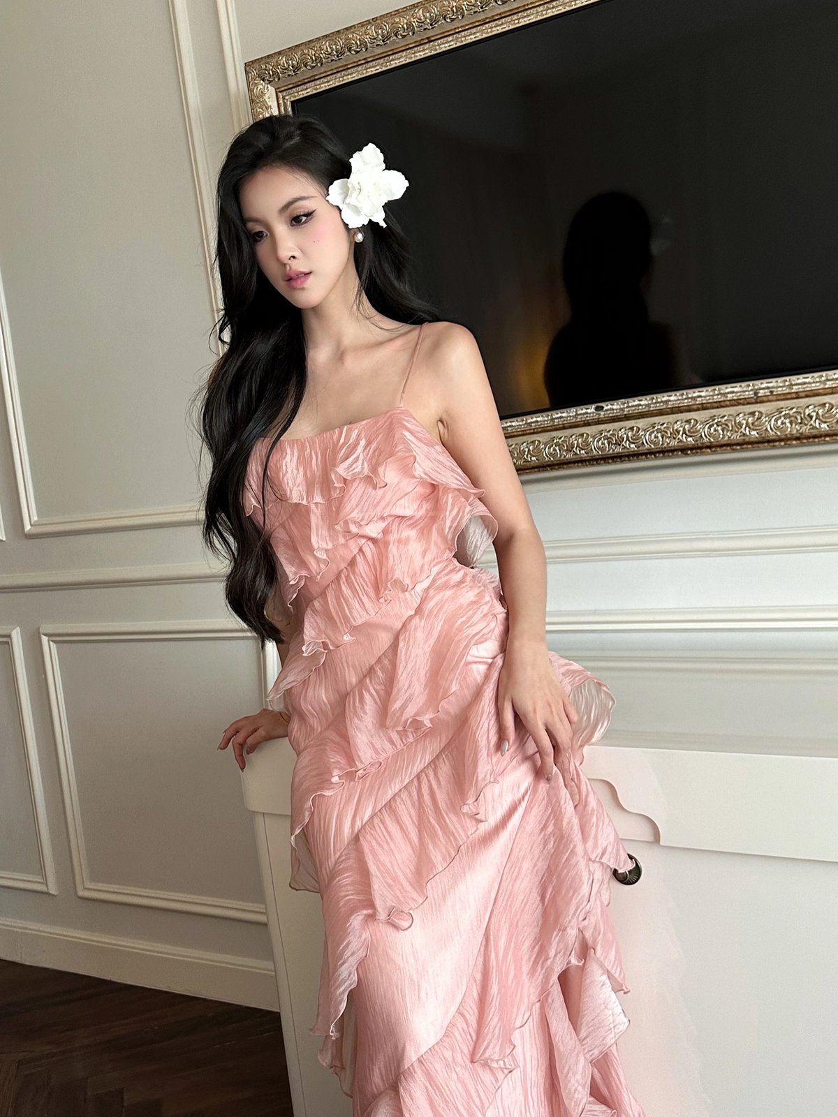 AMELIE Isabella Dress - Pink