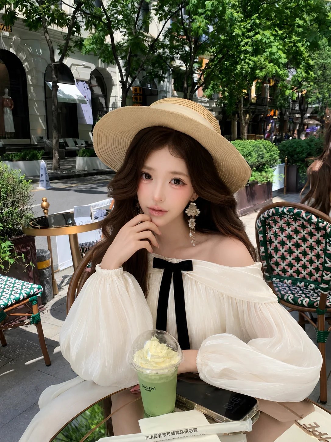 Sugar Crush Aurora Puff Sleeve Off-the-Shoulder Top