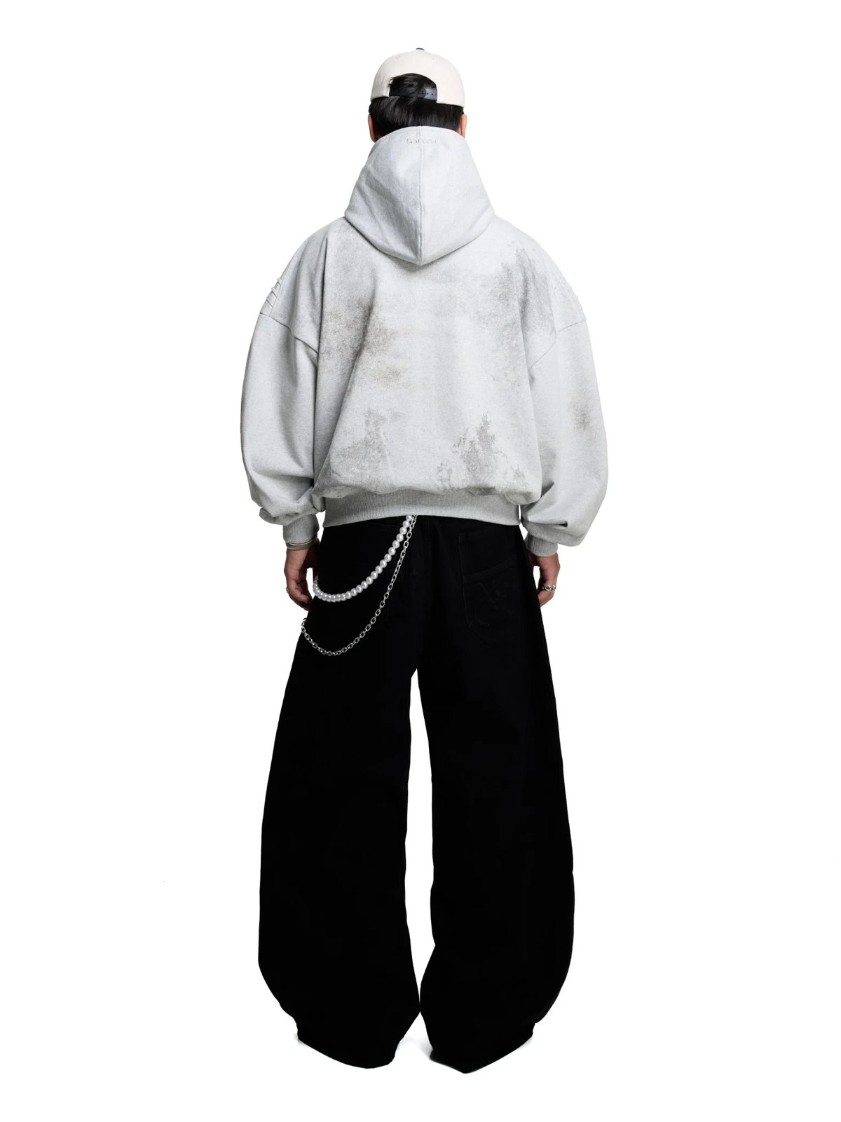 HADES Rock Solid Zip Hoodie - Grey