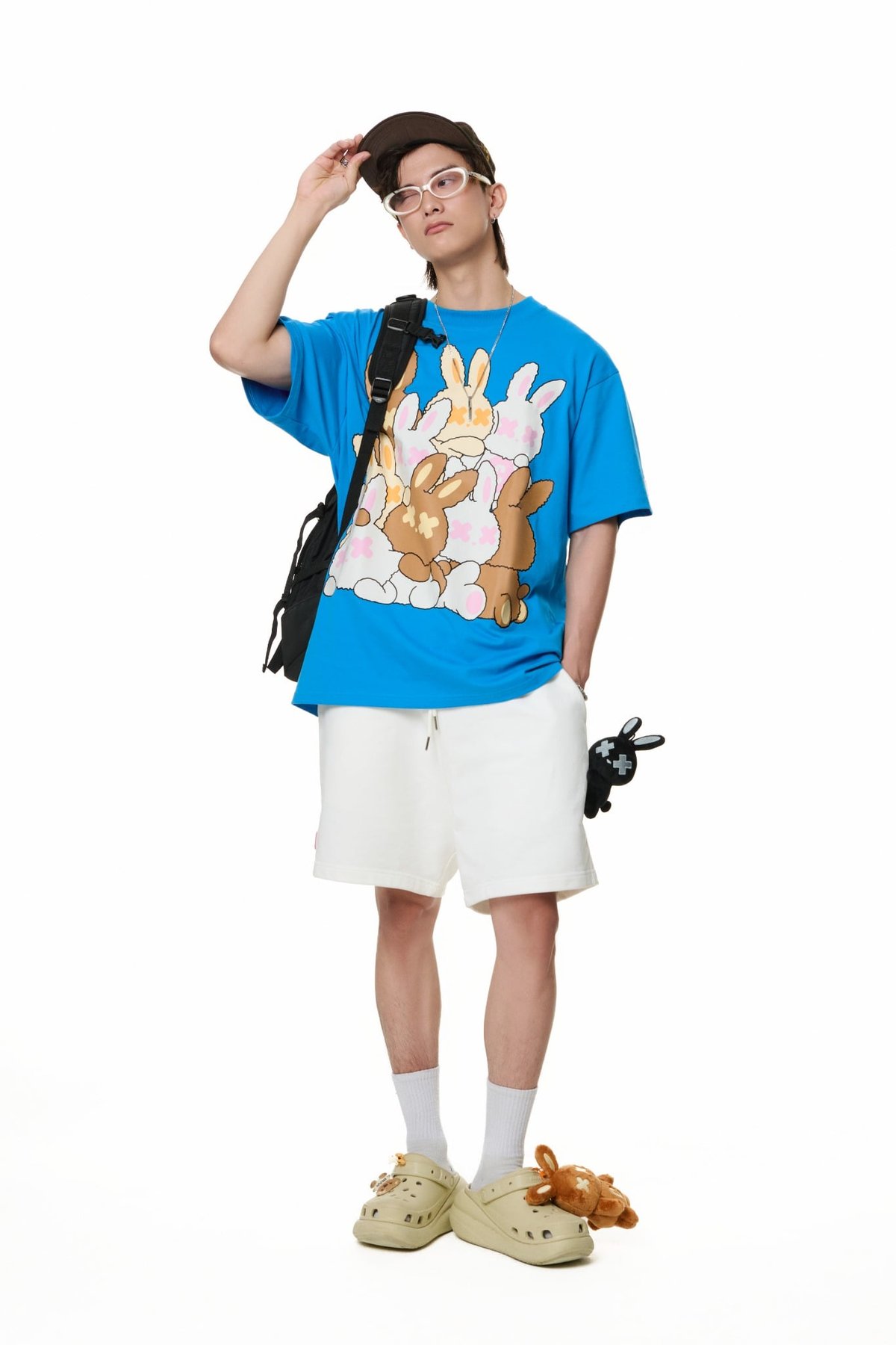 BAD RABBIT Sleepy Rabbit 系列休閒棉質短褲