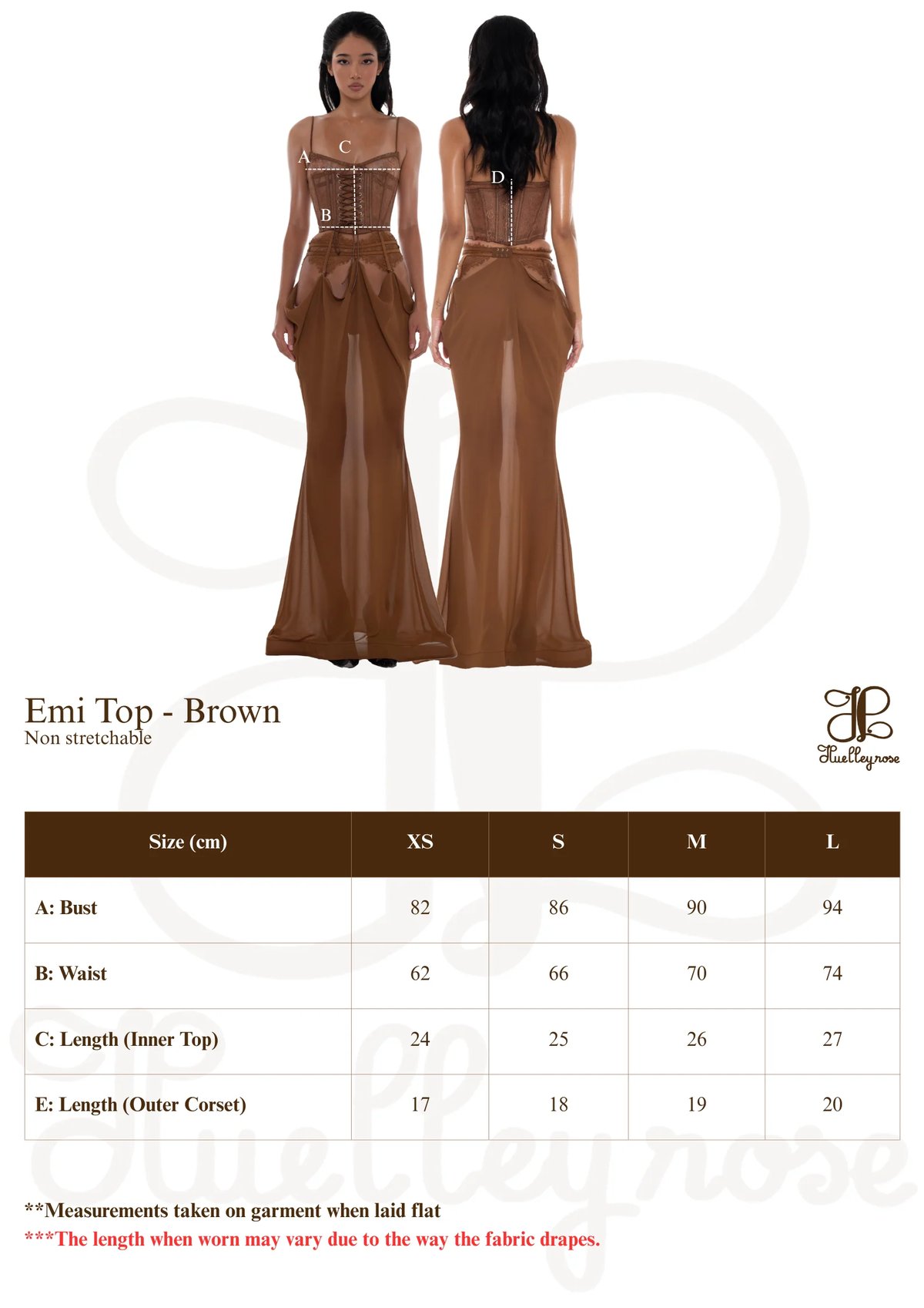 HUELLEYROSE Emi Set Brown