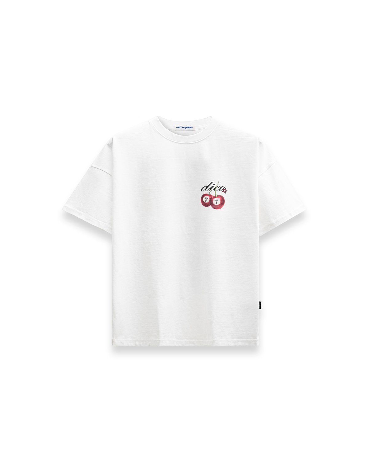 DIRTYCOINS Seven Cherry Graphic T-Shirt White