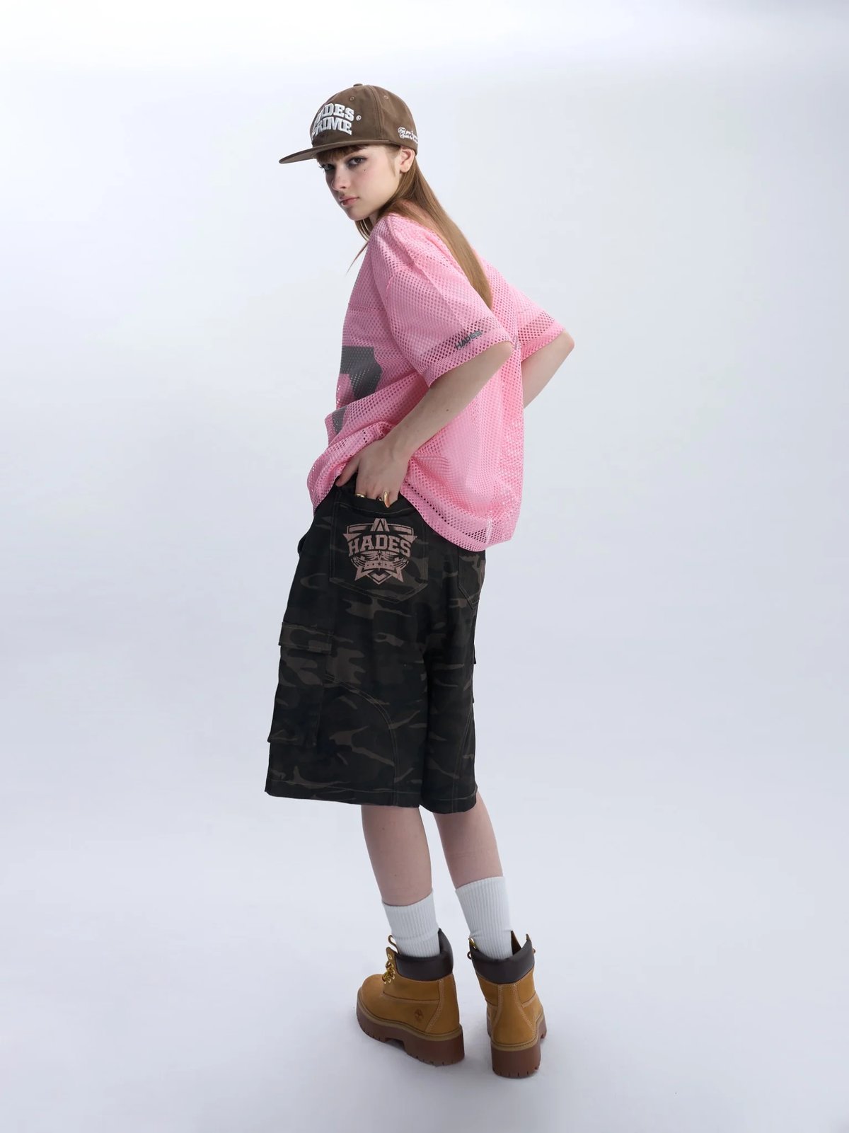 HADES RAIDER Khaki Camo Cargo Shorts
