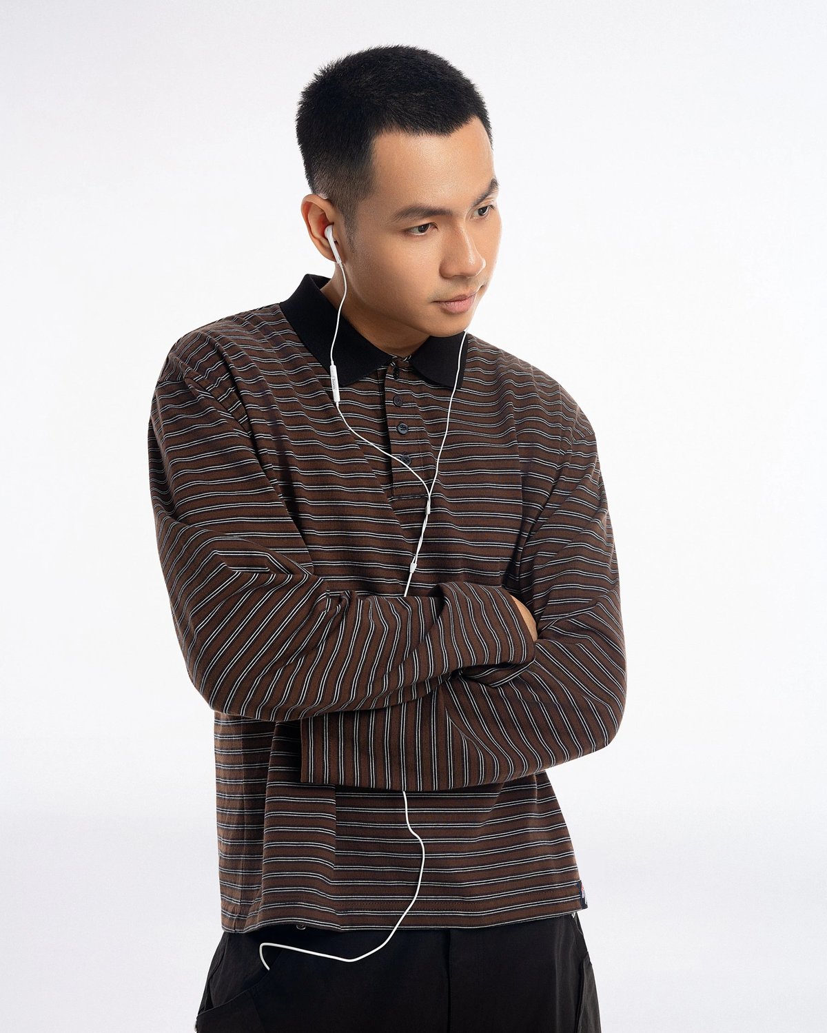PUSH PUSH MILO Striped Polo Tee