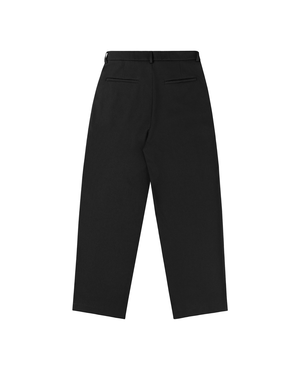 DIRTYCOINS Wide Metal Label Trouser Pants