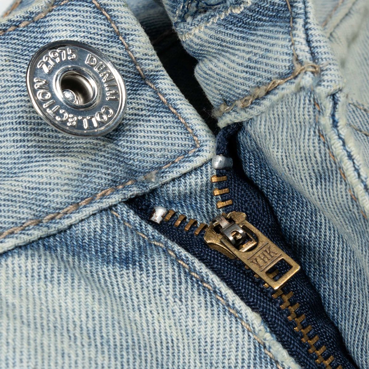 OUTERITY 高腰洗水牛仔褲 Unisex