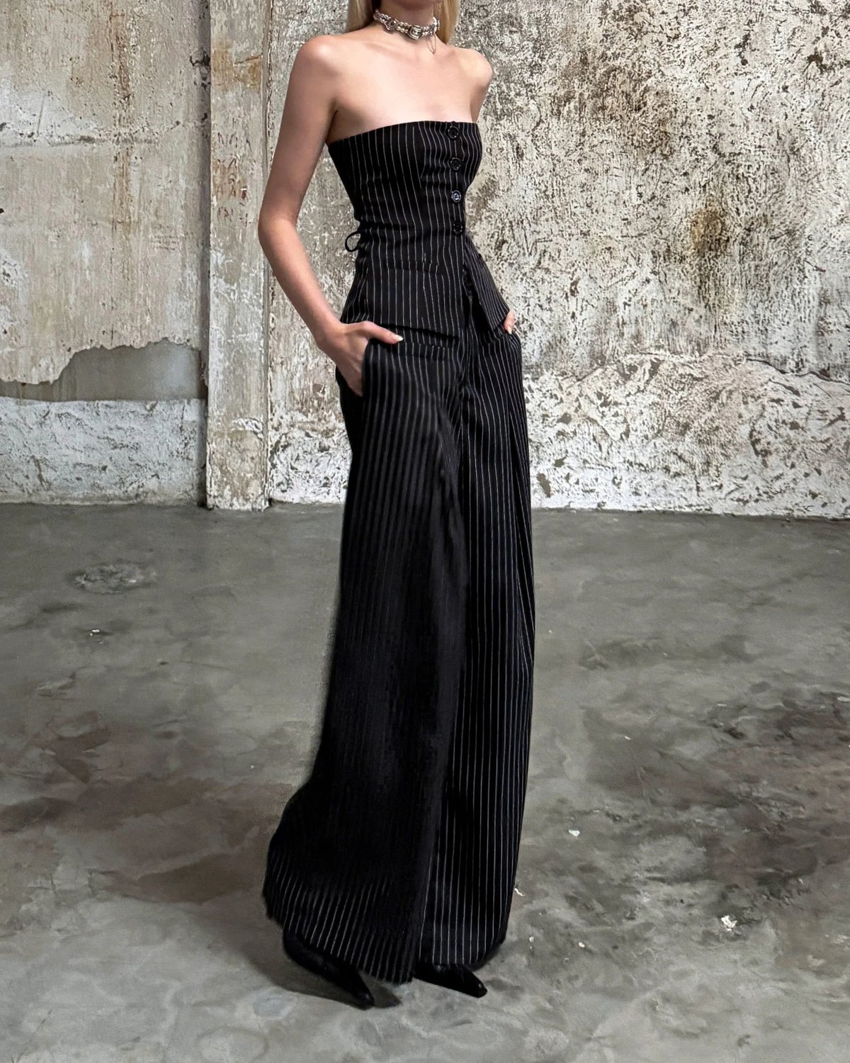 DEPASS Libre Strapless Corset Vest