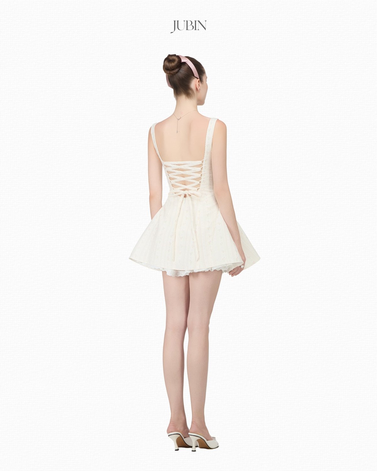 JUBIN SANDY DRESS Corset Style A-Line Mini Dress