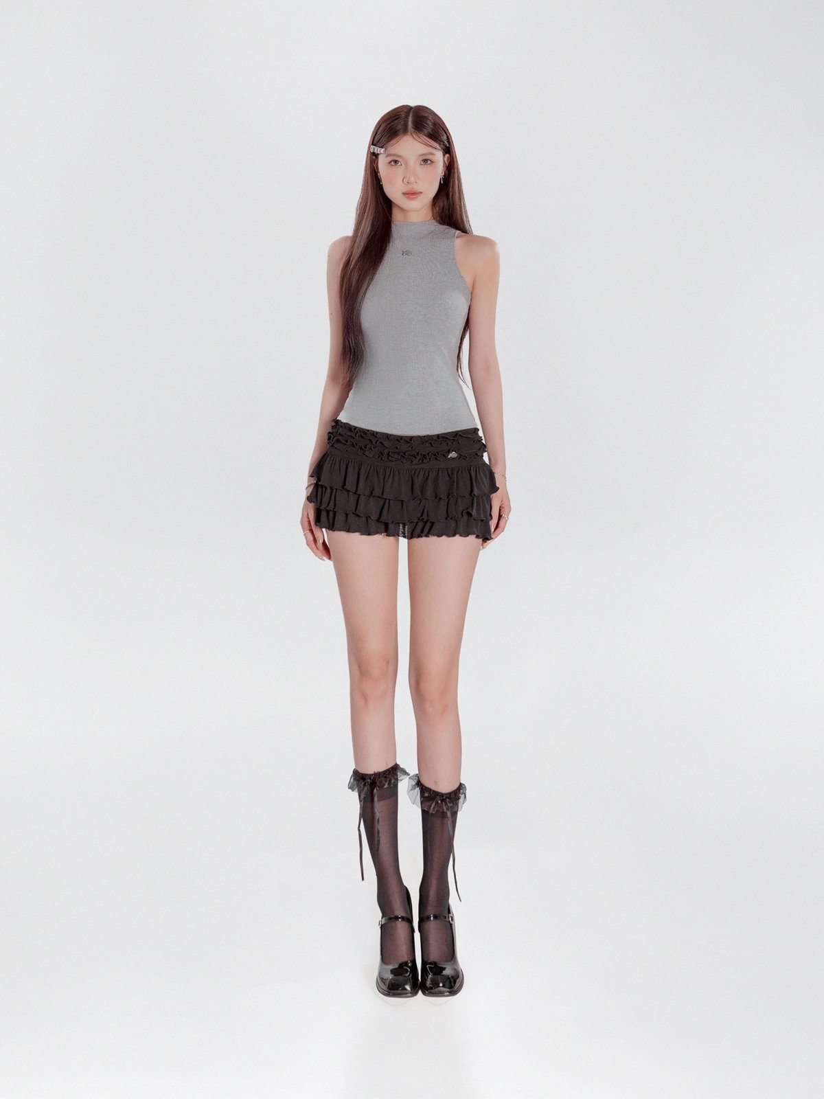 DKMV Karen Mock Neck Sleeveless Top - Butter Yellow