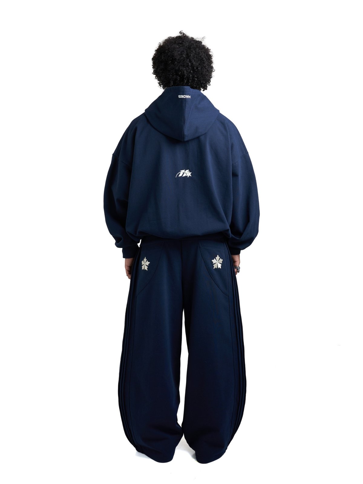 HADES Heavens Call Wide Leg Pants - Blue Navy